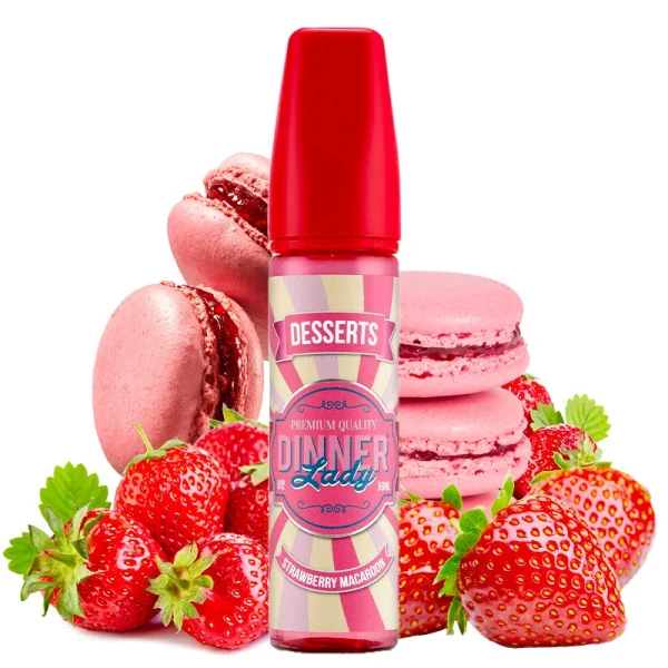 Dinner Lady Strawberry Macaron